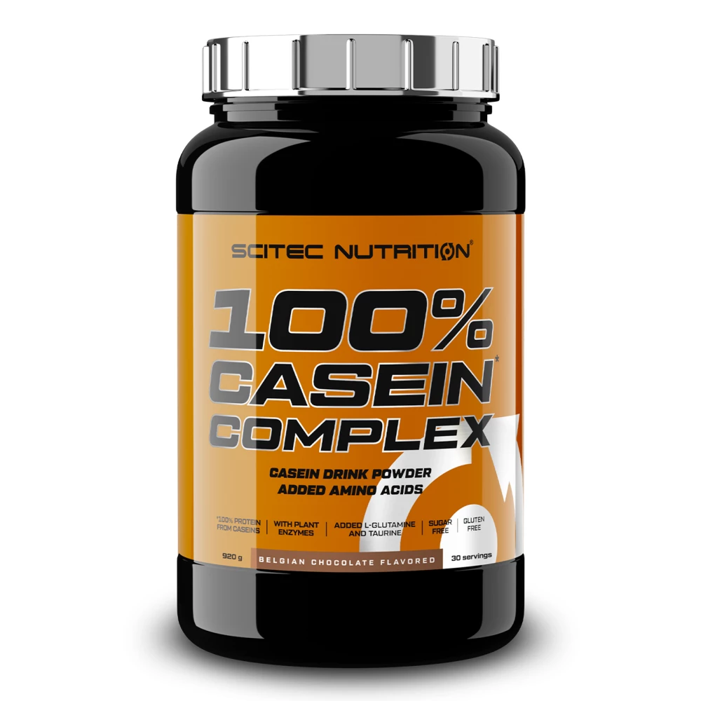 100% Casein Complex - 920g, Belgian Chocolate