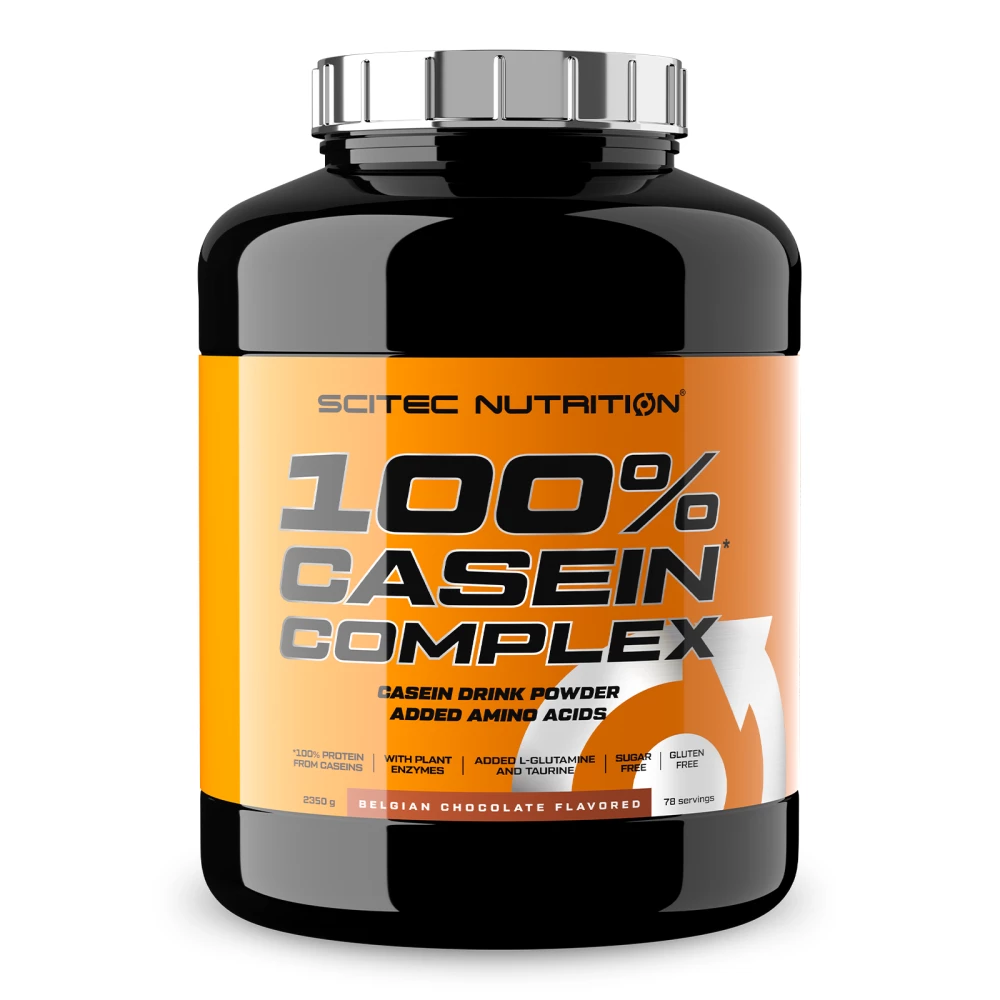 100% Casein Complex - 2350g, Belgian Chocolate