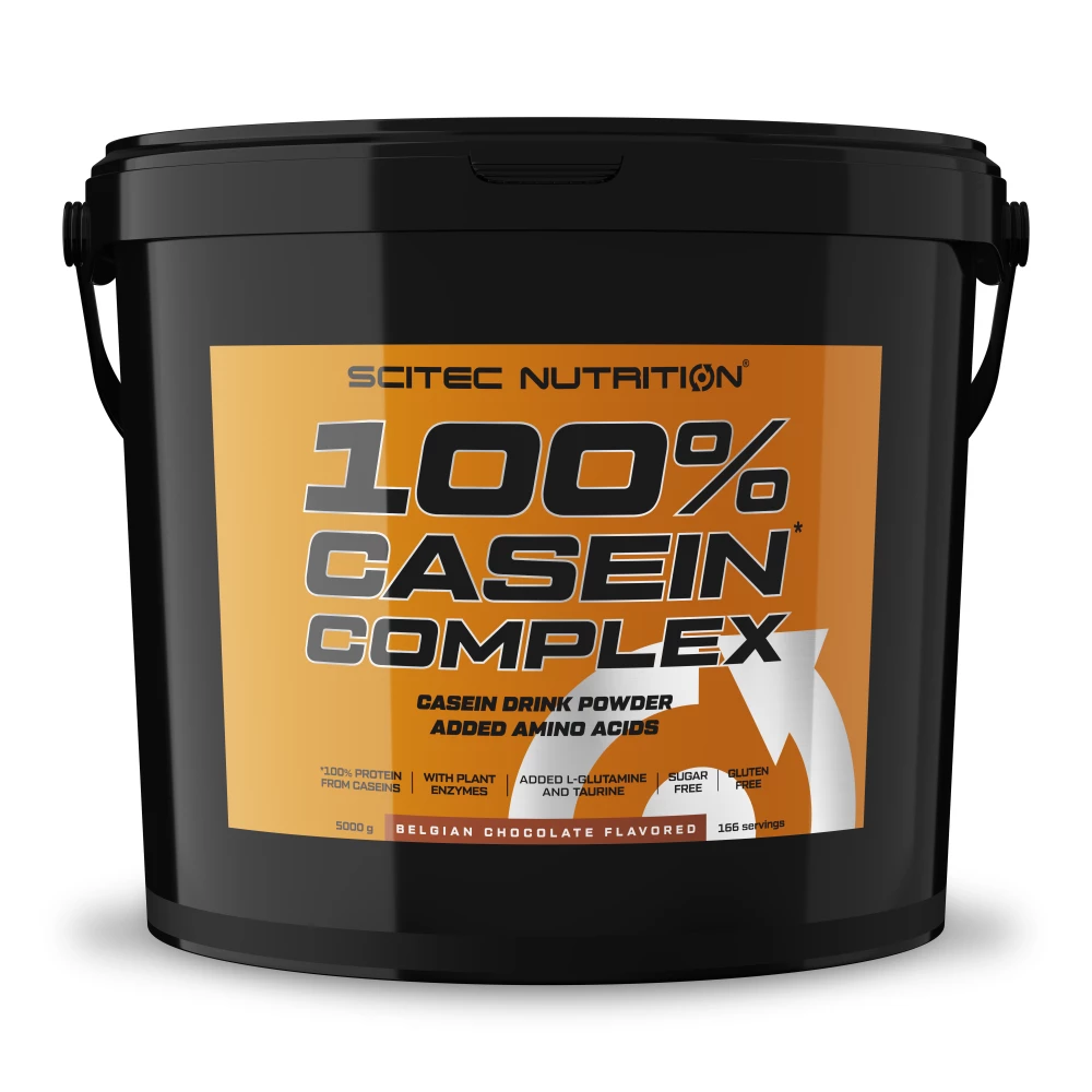 100% Casein Complex - 5000g, Belgian Chocolate