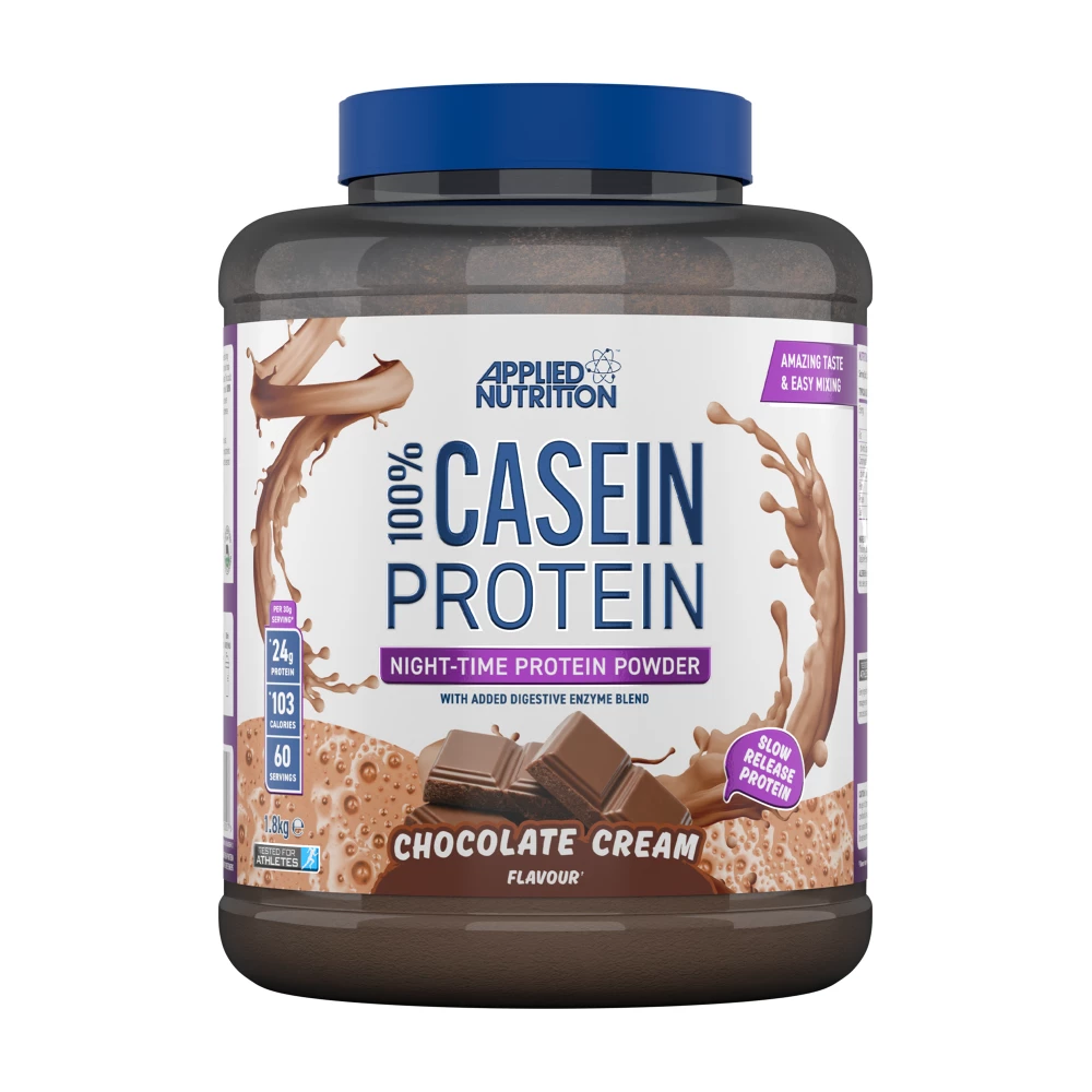 100% Casein Protein - 1800g, Chocolate Cream