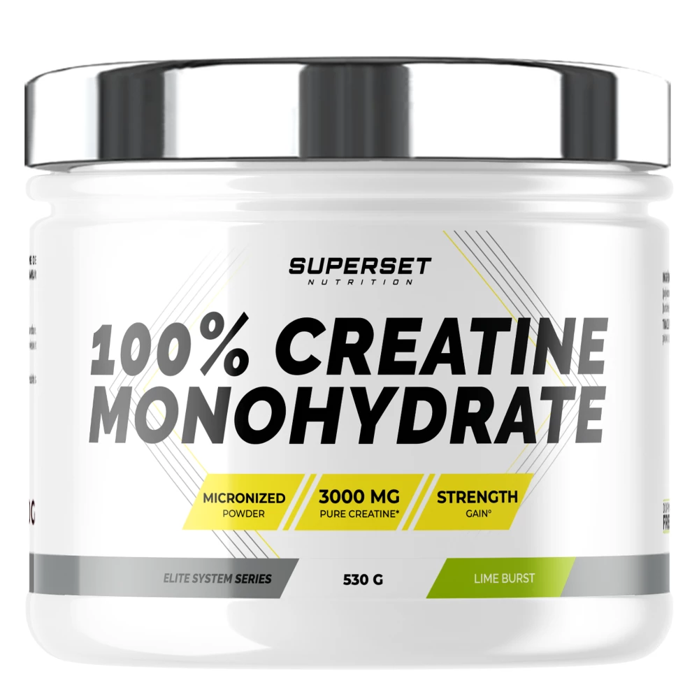 100% Creatine Monohydrate - 530g, Lime Burst