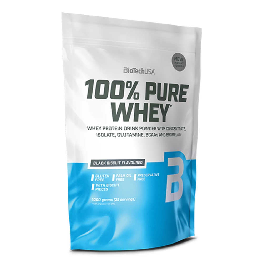 100% Pure Whey - 1000g, Black Biscuit