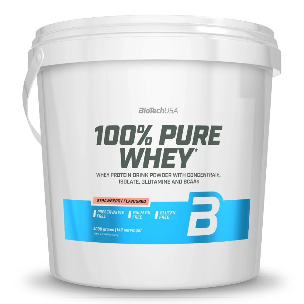 100% Pure Whey - 4000g, Fraise