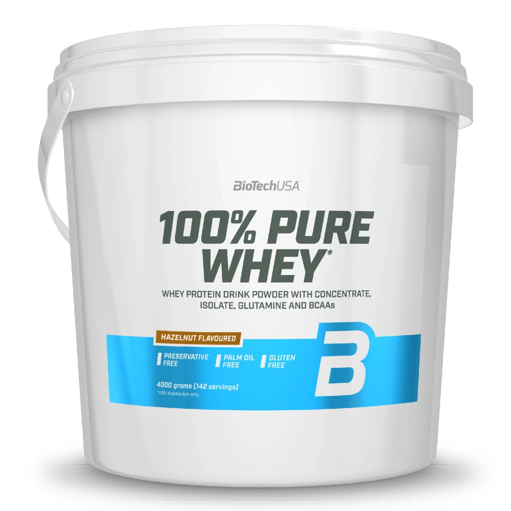 100% Pure Whey - 4000g, Hazelnut