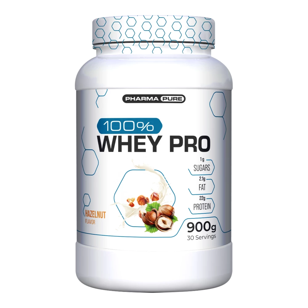 100% Whey Pro - 900g, Hazelnut