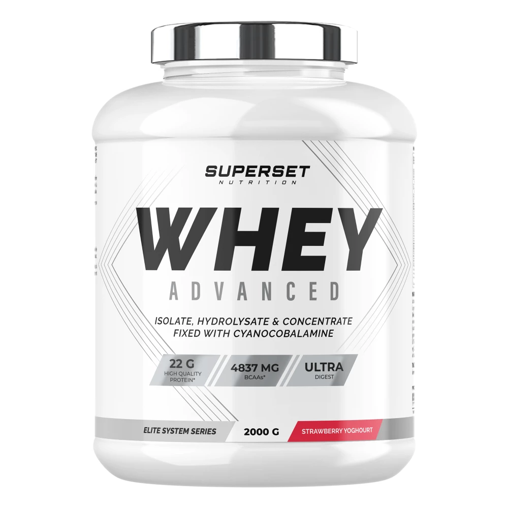 100% Whey Protein Advanced - 2000g, Strawberry Yoghurt