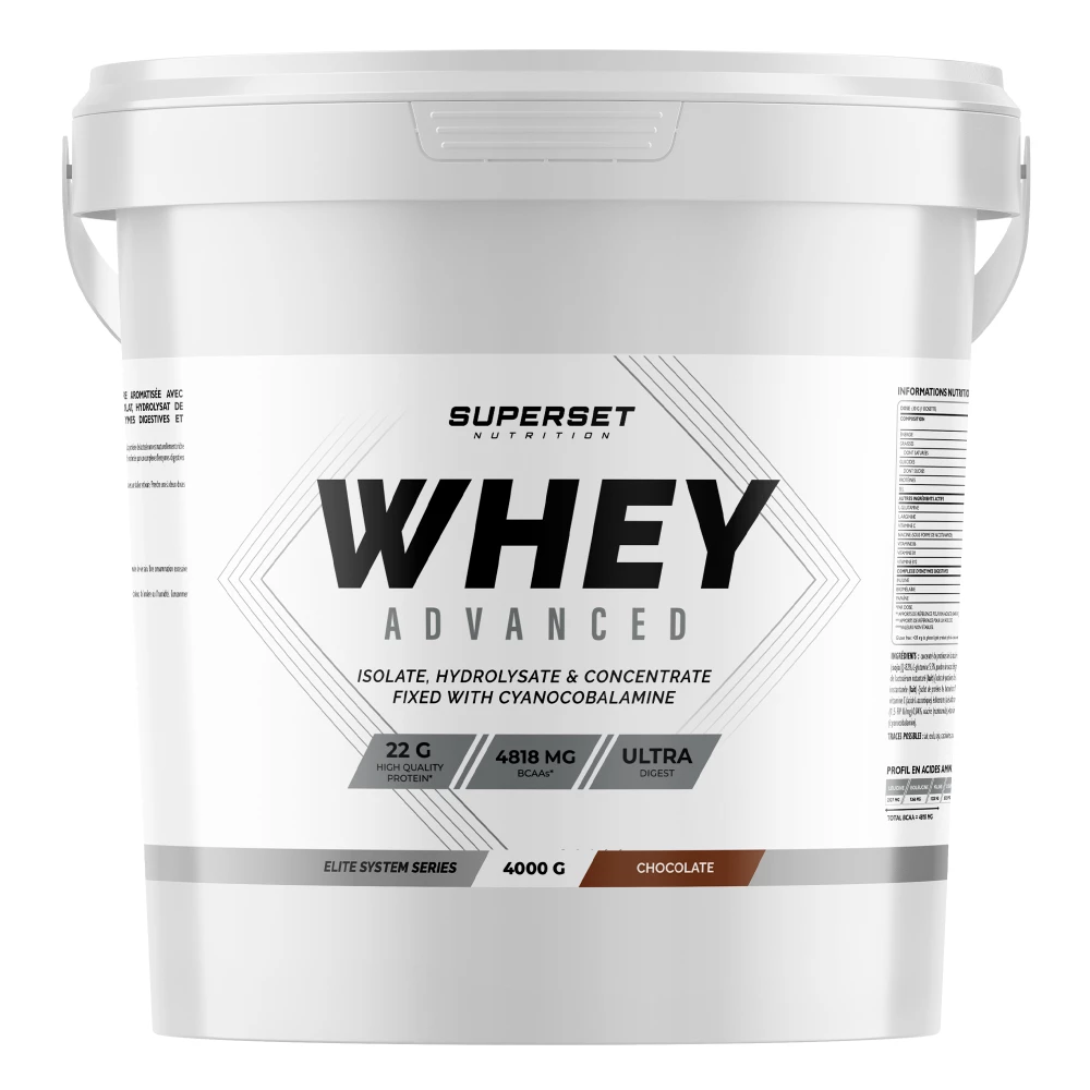 100% Whey Protein Advanced - 4000g, Chocolate