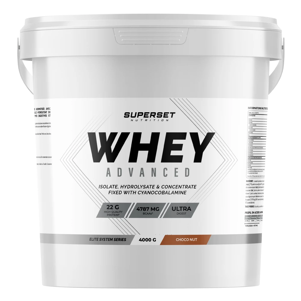 100% Whey Protein Advanced - 4000g, Choco Nut