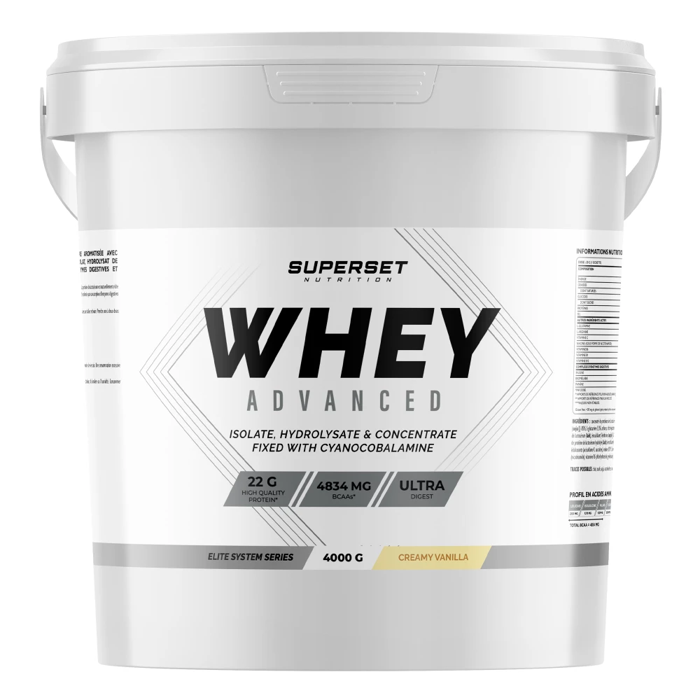 100% Whey Protein Advanced - 4000g, Creamy Vanilla