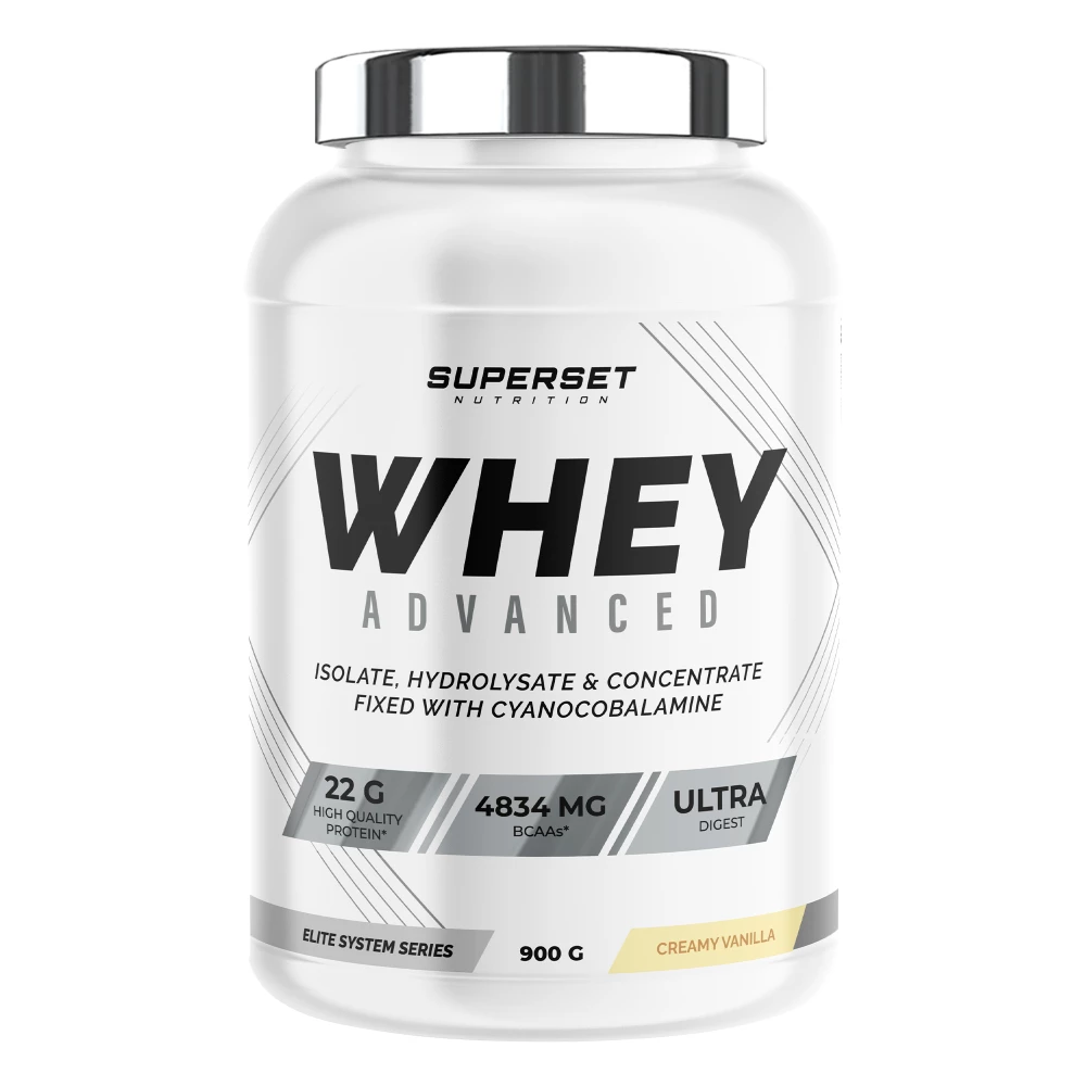 100% Whey Protein Advanced - 900g, Creamy Vanilla