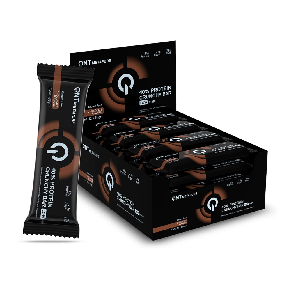 40% Protein Crunchy Bar - Boite de 12, Chocolate