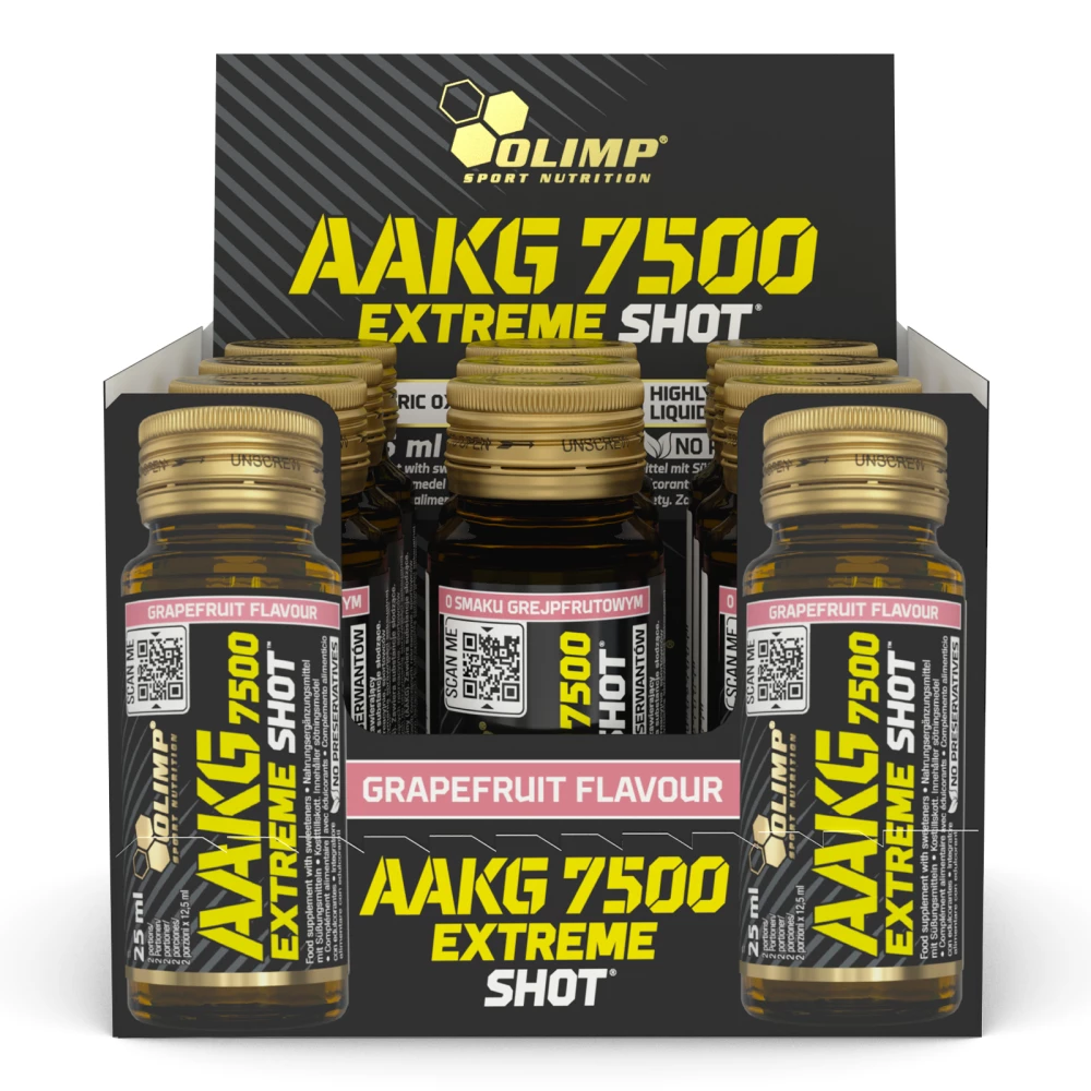 AAKG 7500 Extreme Shot - Pack de 9, Grapefruit