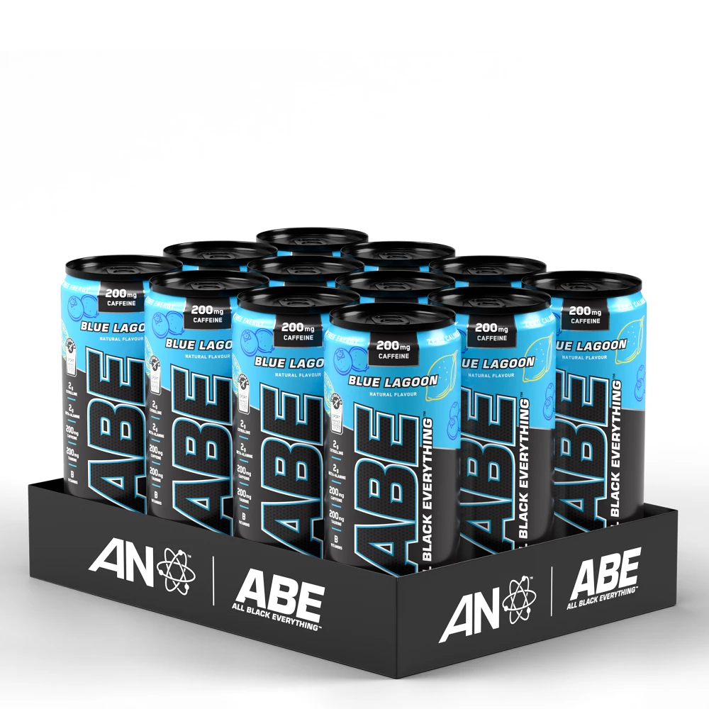 ABE Energy Cans - Pack de 12, Blue Lagoon