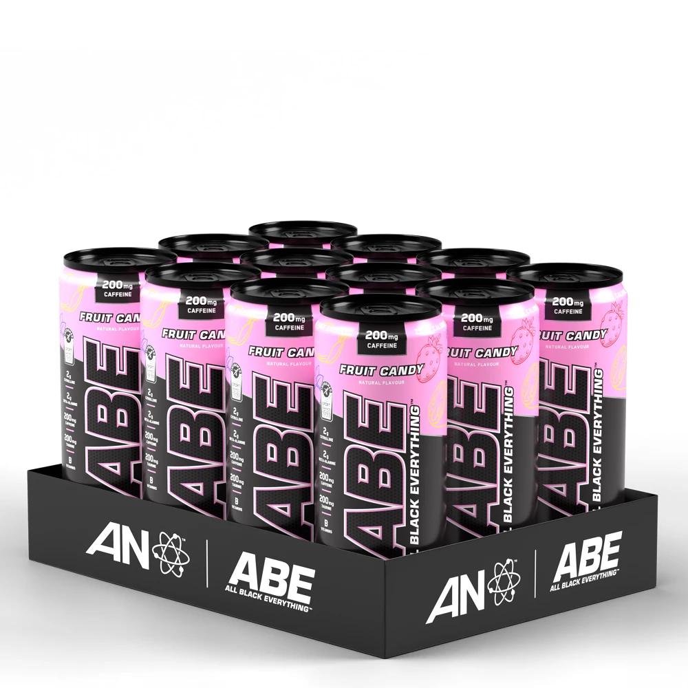 ABE Energy Cans - Pack de 12, Fruit Candy