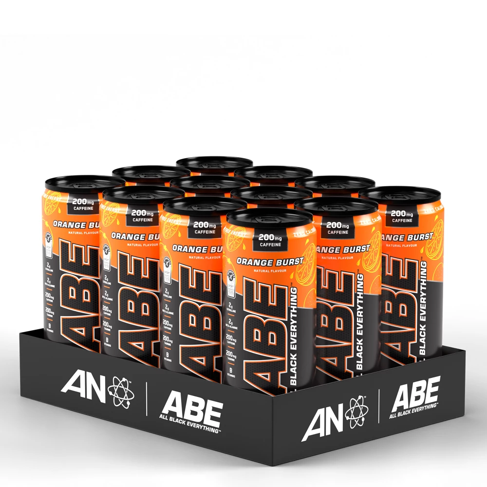 ABE Energy Cans - Pack de 12, Orange Burst