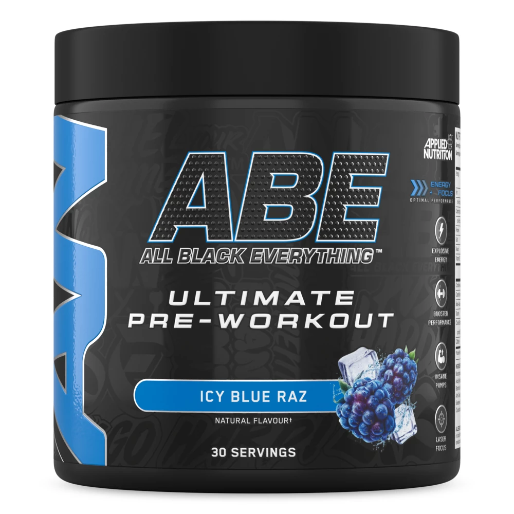 ABE Pre-Workout - 375g, Icy Blue Raz
