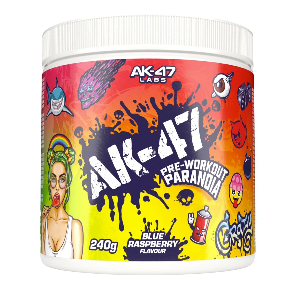 AK-47 Pre-Workout - 240g, Blue Raspberry