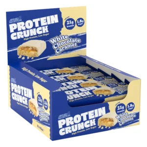 Protein Crunch Bar - Boite de 12, White Chocolate Caramel