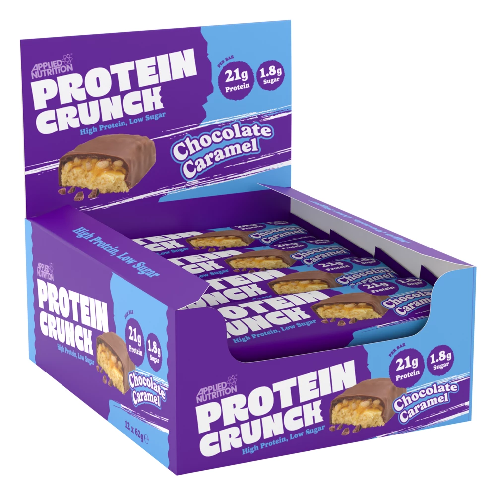 Protein Crunch Bar - Boite de 12, Chocolate Caramel