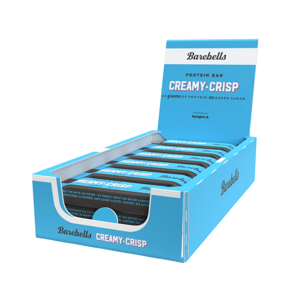 Barebells Protein Bar - Boite de 12, Creamy Crisp