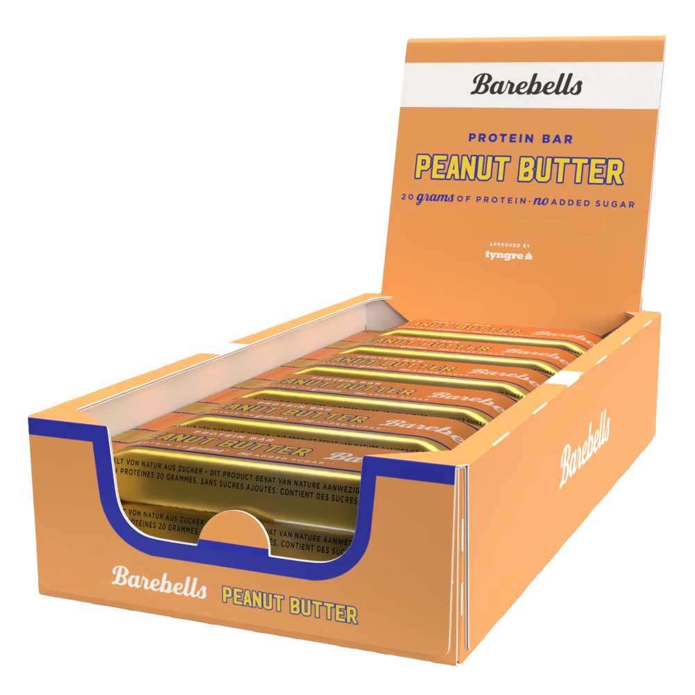 Barebells Protein Bar - Boite de 12, Peanut Butter
