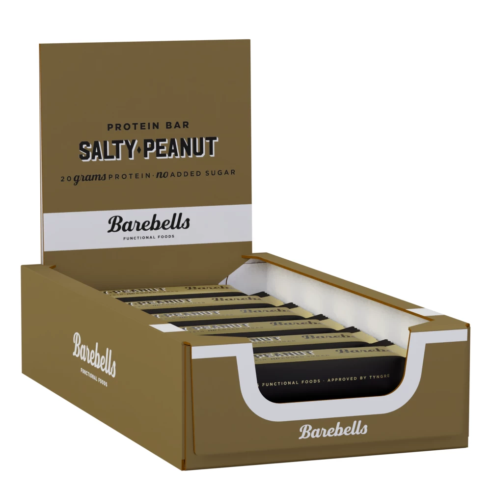 Barebells Protein Bar - Boite de 12, Salty Peanut