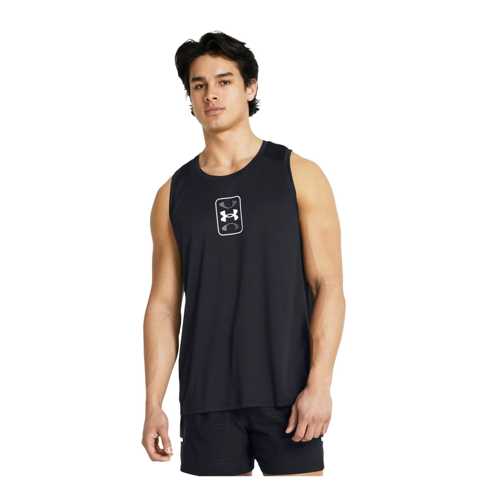 Under Armour Men's Baseline Performance Tank Top - S, Black