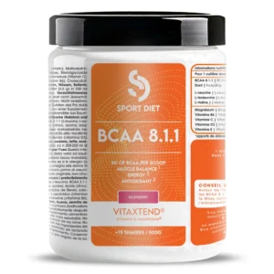 BCAA 8.1.1 - 500g, Raspberry