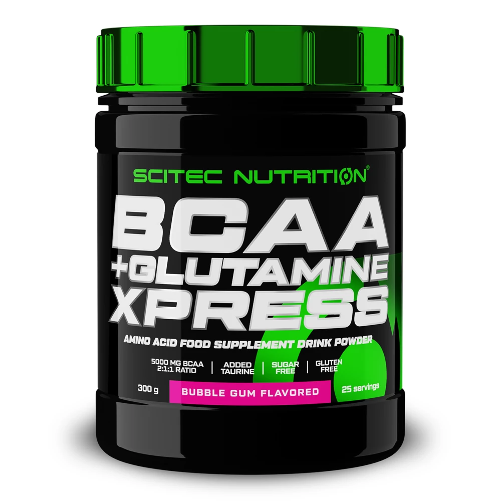 BCAA+Glutamine Xpress - 300g, Bubble Gum