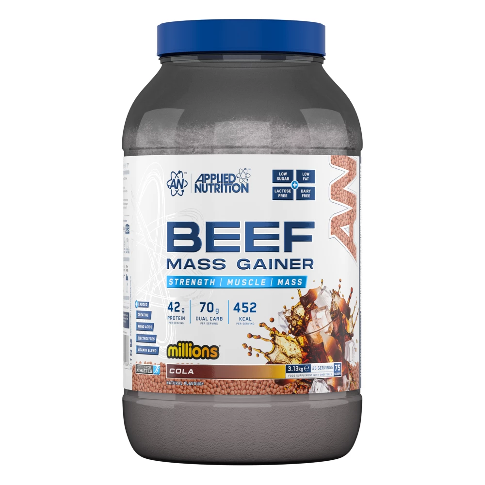 Beef Mass Gainer - 3130g, Millions Cola