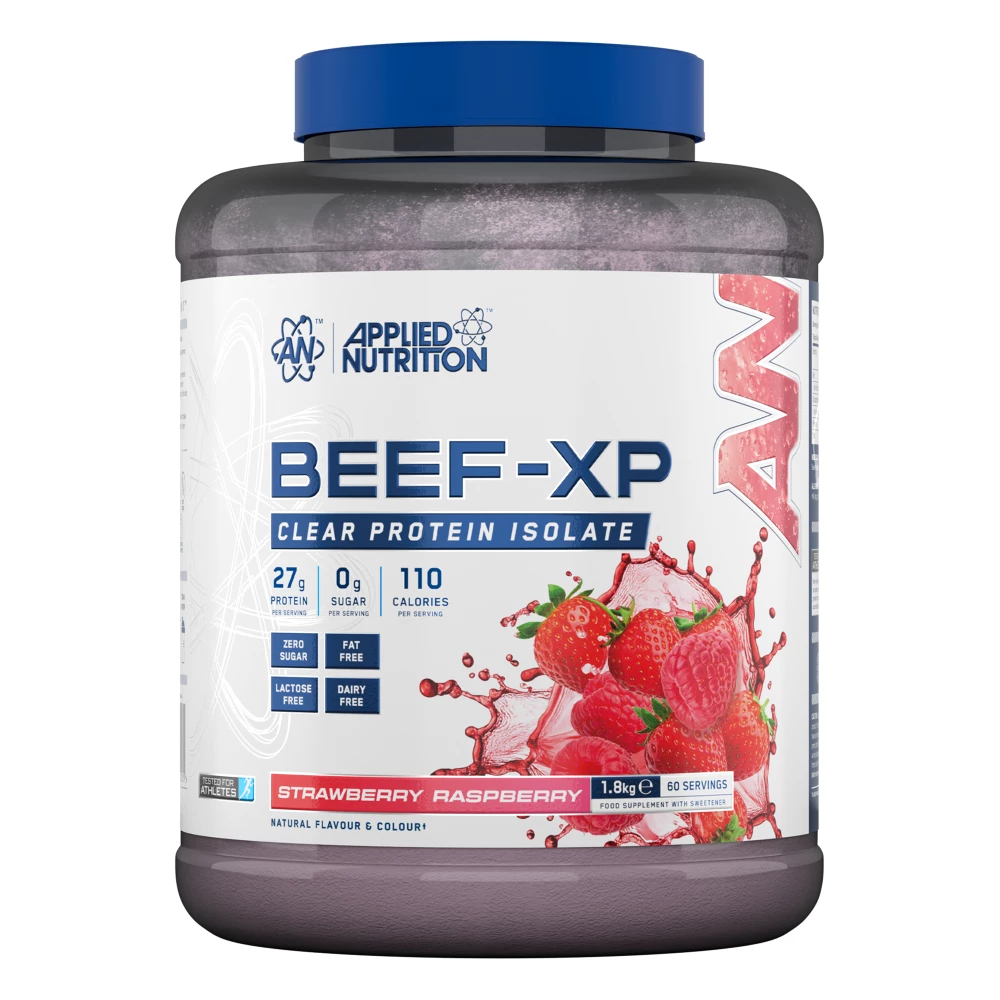Beef-XP Clear Beef Protein - 1800g, Strawberry-Raspberry