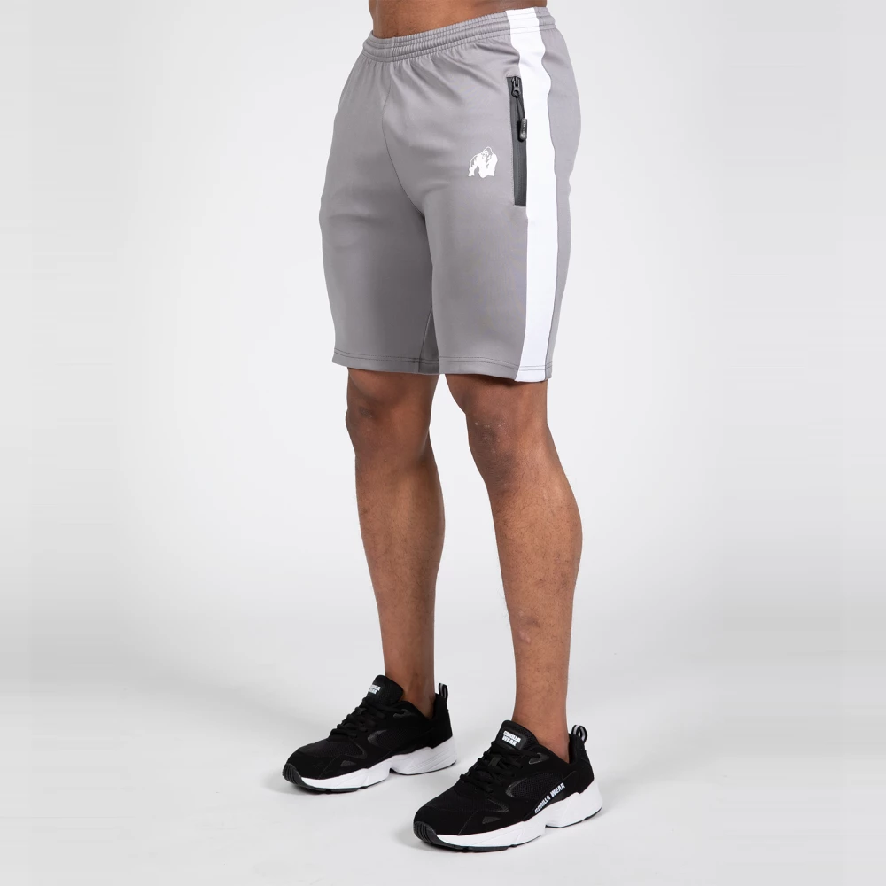 Benton Track Shorts - S, Gray