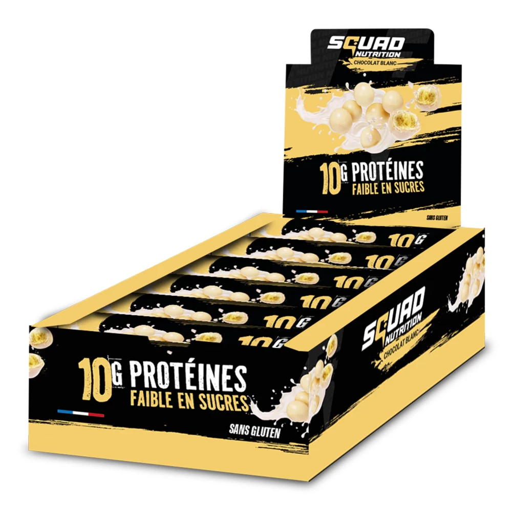 Billes Protéinées - Boite de 10, White Chocolate