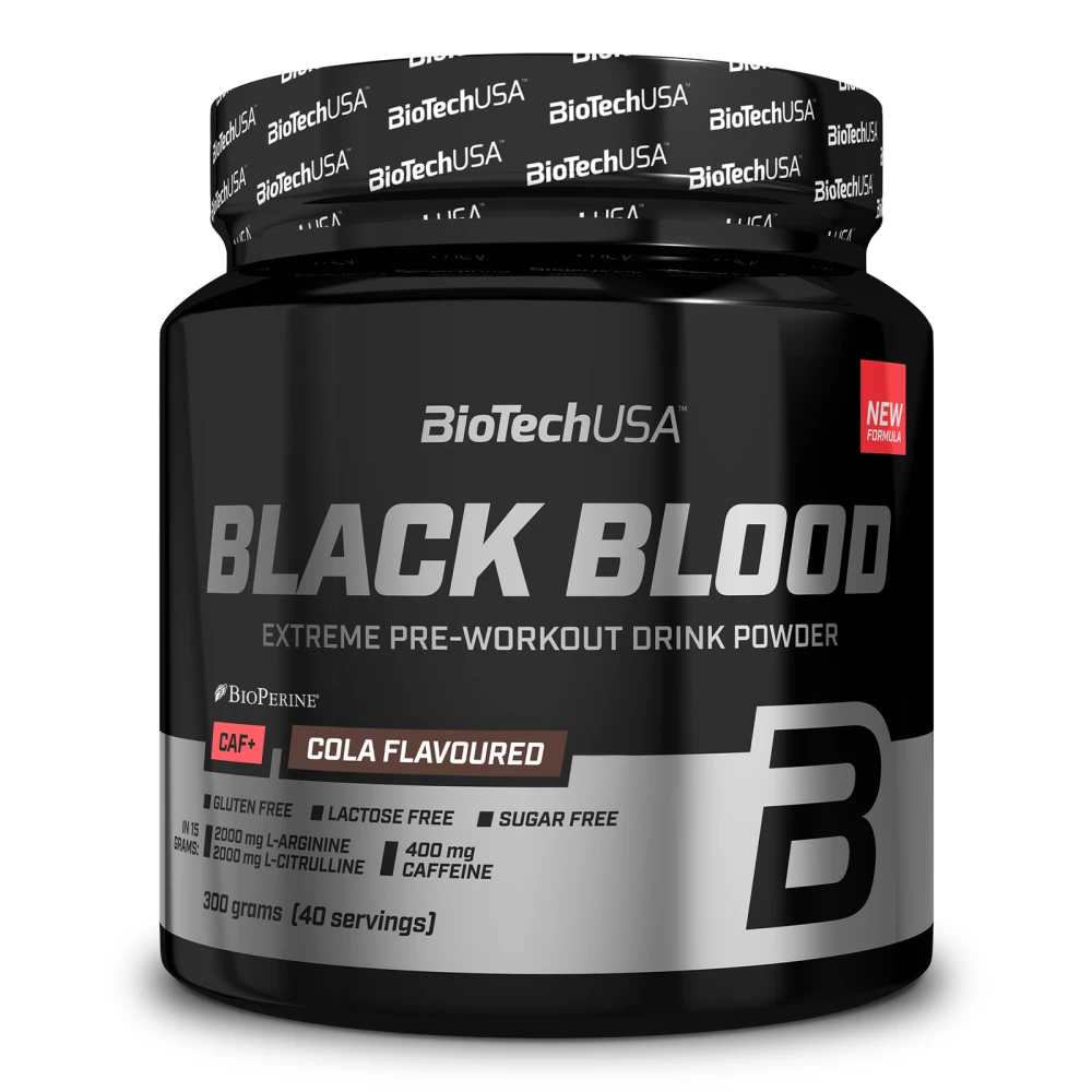 Black Blood CAF+ - 300g, Cola