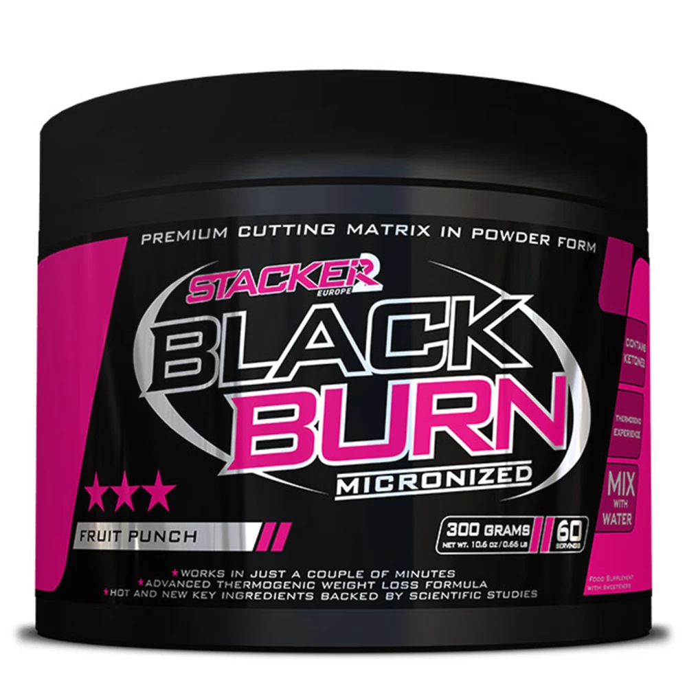 Black Burn Micronized - 300g, Lemon