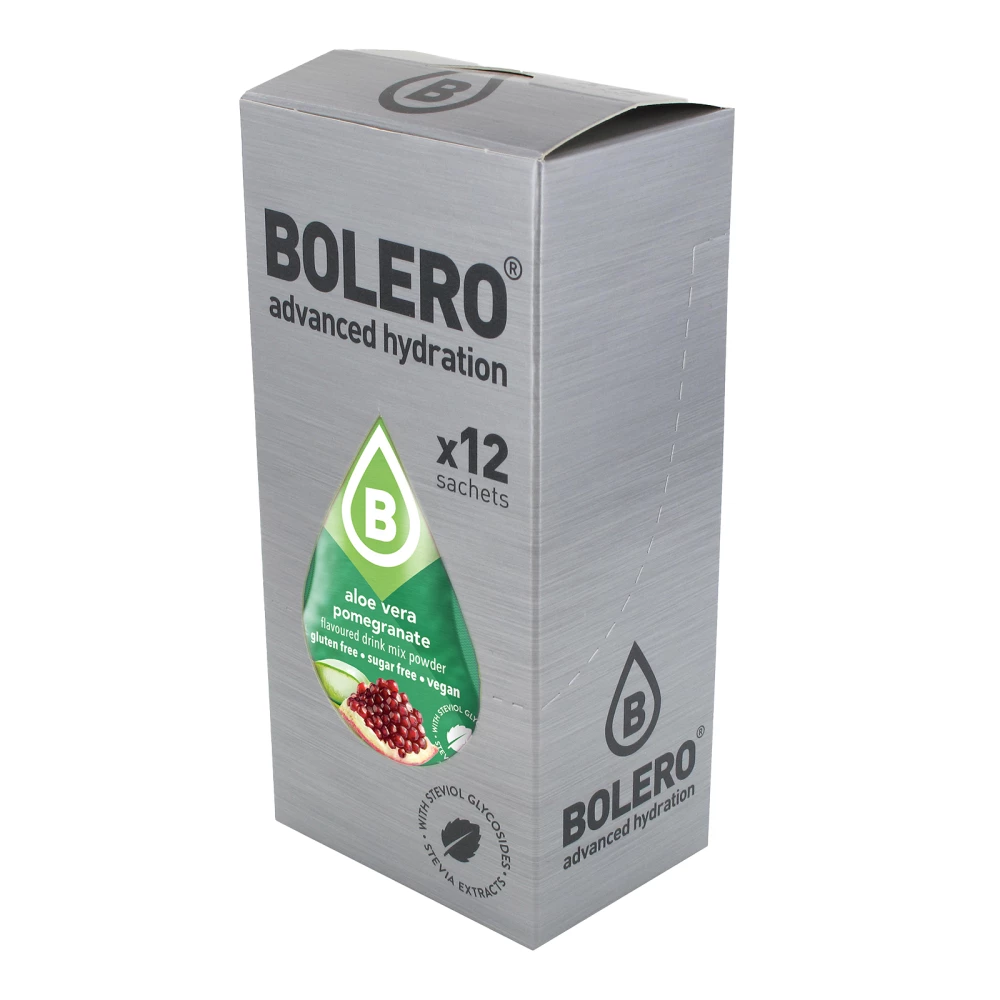 Boissons BOLERO® - Boite de 12, Aloe Vera Pomegranate