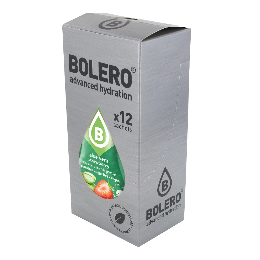 Boissons BOLERO® - Boite de 12, Aloe Vera Strawberry