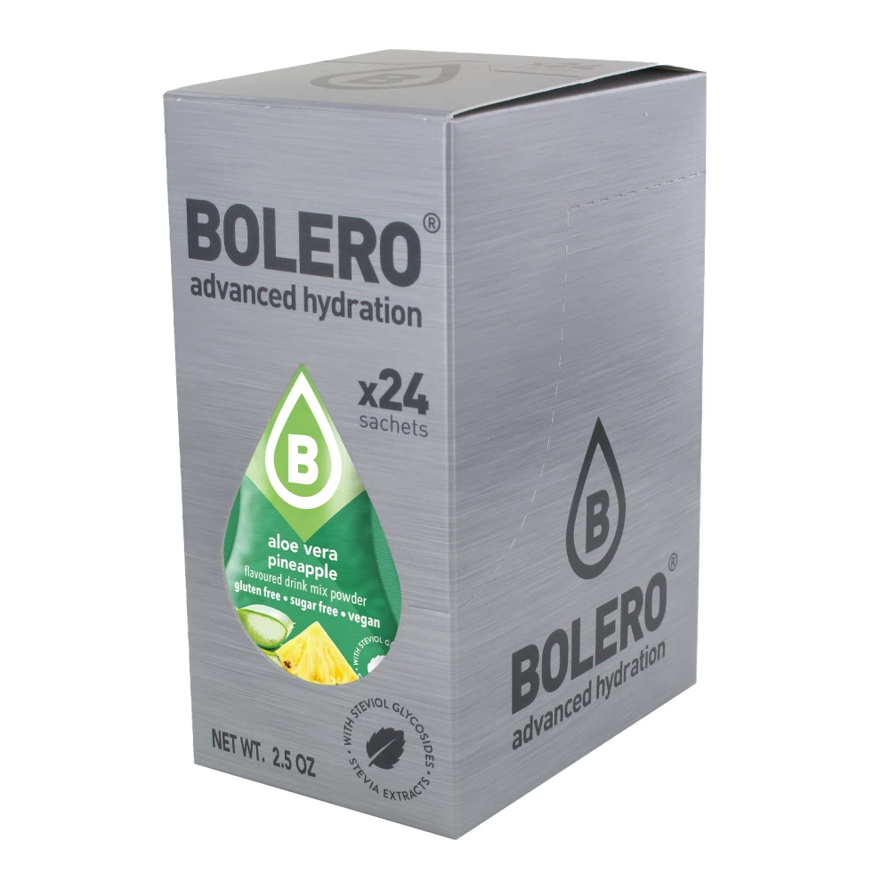 Boissons BOLERO® - Boite de 24, Aloe Vera Pineapple