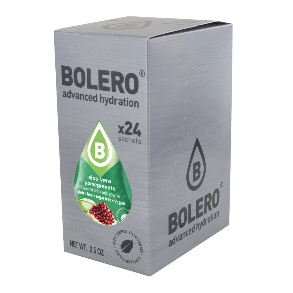 Boissons BOLERO® - Boite de 24, Aloe Vera Pomegranate