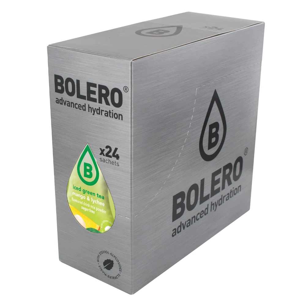 Boissons BOLERO® - Boite de 24, Iced Green Tea Mango & Lychee