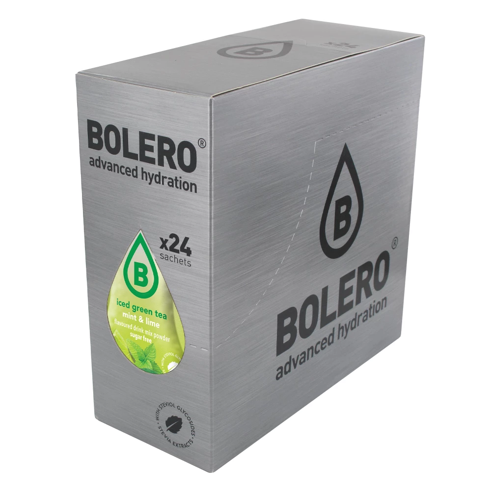 Boissons BOLERO® - Boite de 24, Iced Green Tea Mint & Lime