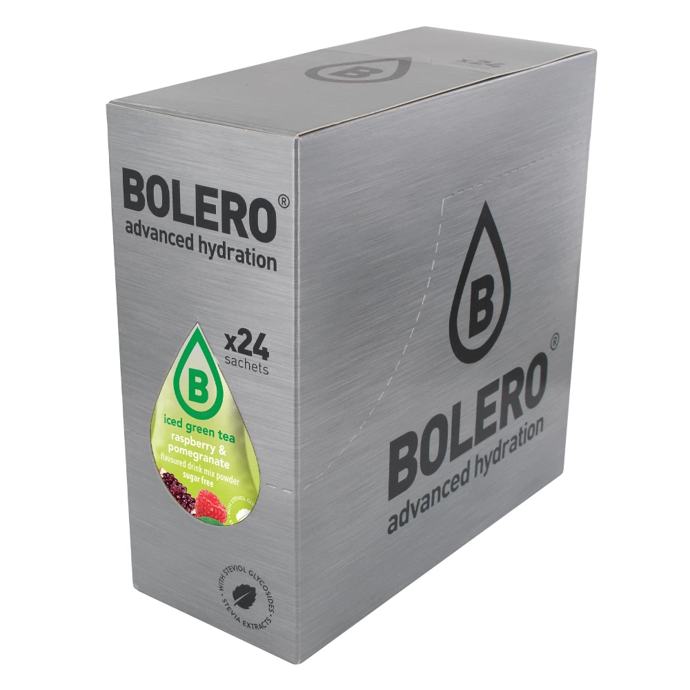 Boissons BOLERO® - Boite de 24, Iced Green Tea Raspberry & Pomegranate