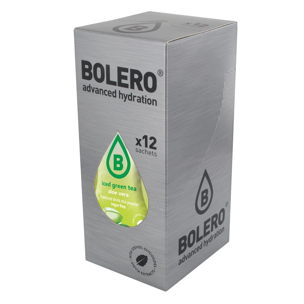 Boissons BOLERO® - Boite de 12, Iced Green Tea Aloe Vera