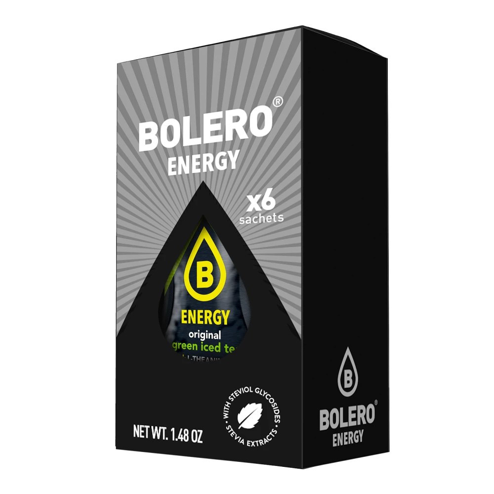 Bolero® Energy - Boite de 6, Green Iced Tea