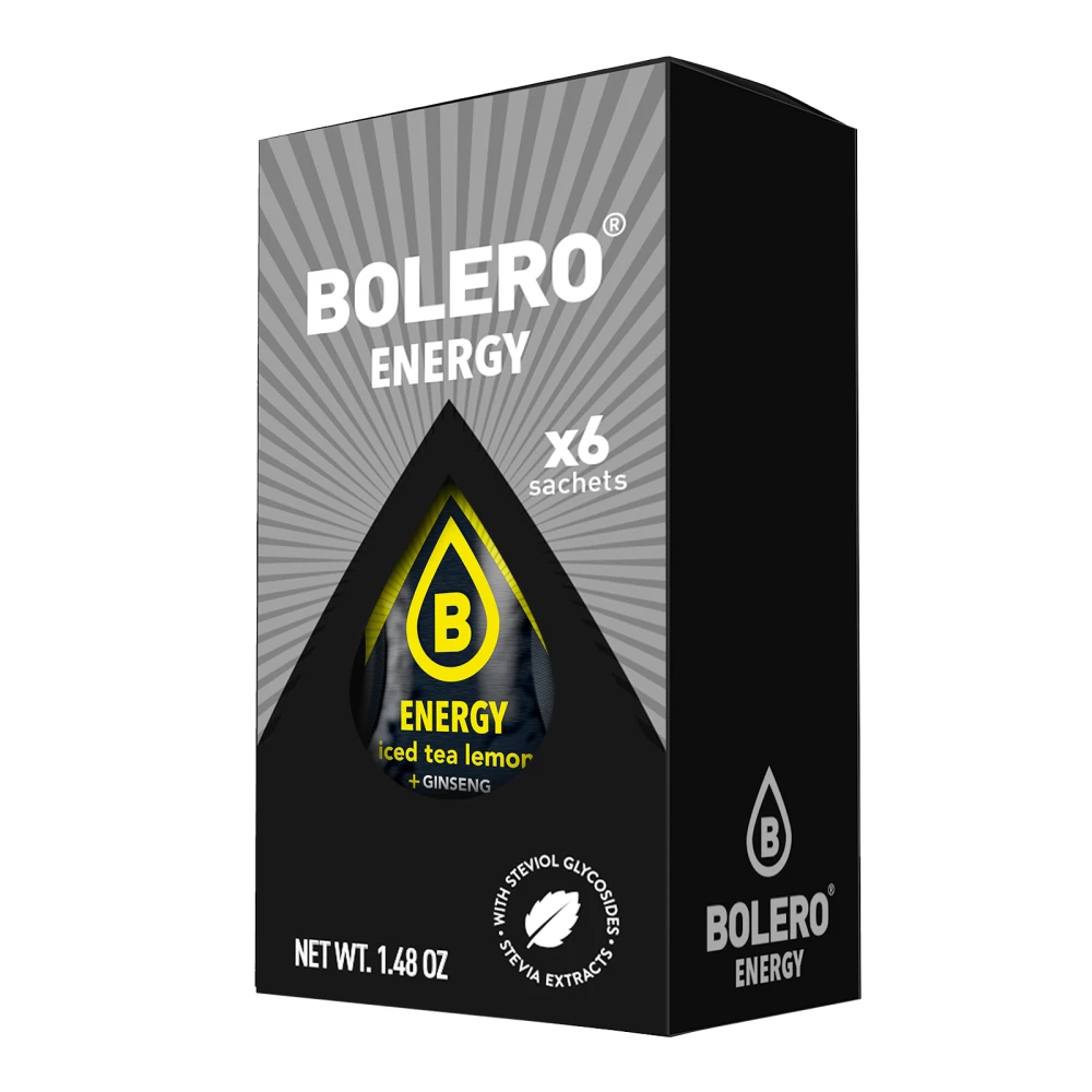 Bolero® Energy - Boite de 6, Iced Tea Lemon