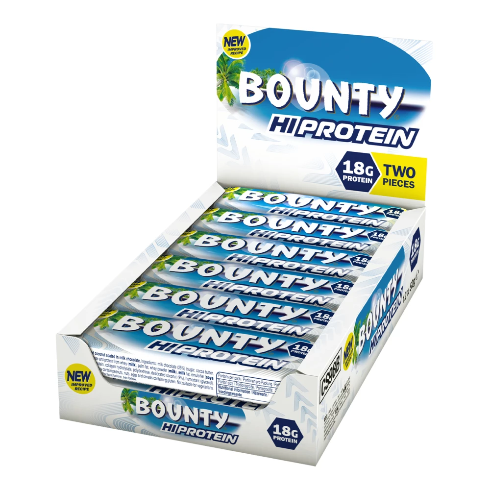 Bounty Hi-Protein - Boite de 12, Chocolate Coconut