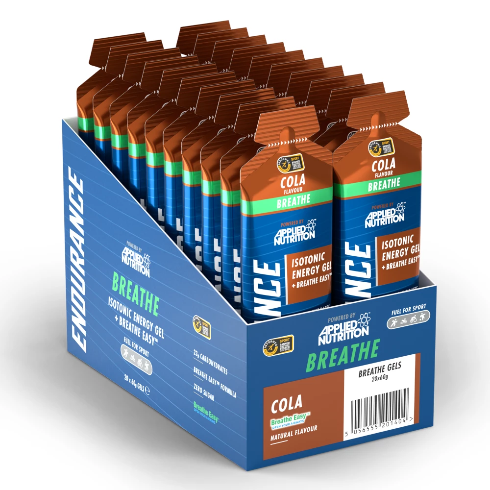 Breathe Isotonic Energy Gel - Boite de 20, Cola
