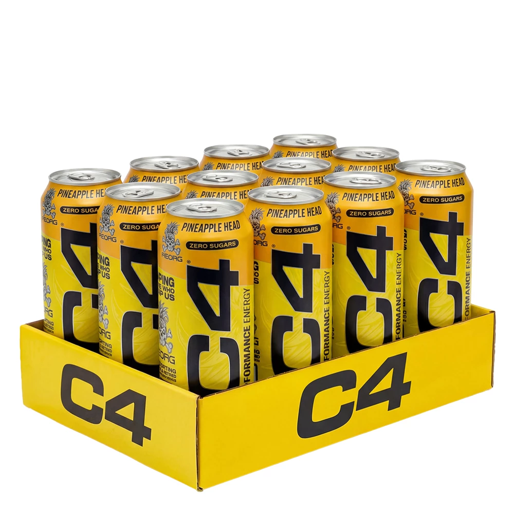 C4 Energy - Pack de 12, Pineapple Head