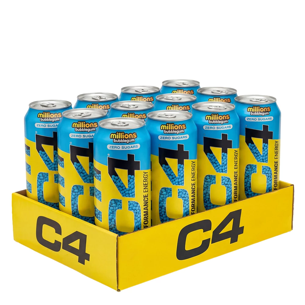 C4 Energy - Pack de 12, Millions Bubblegum