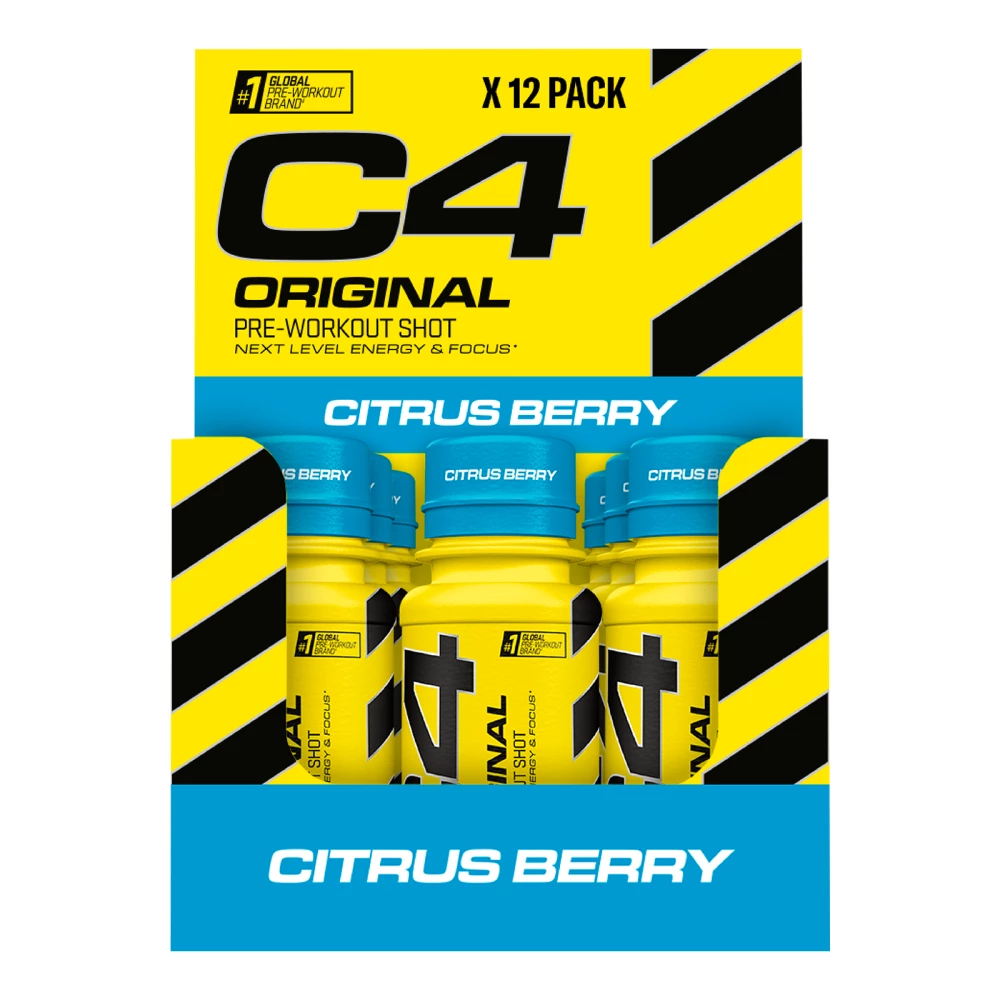 C4 Original Shots - Pack de 12, Citrus Berry